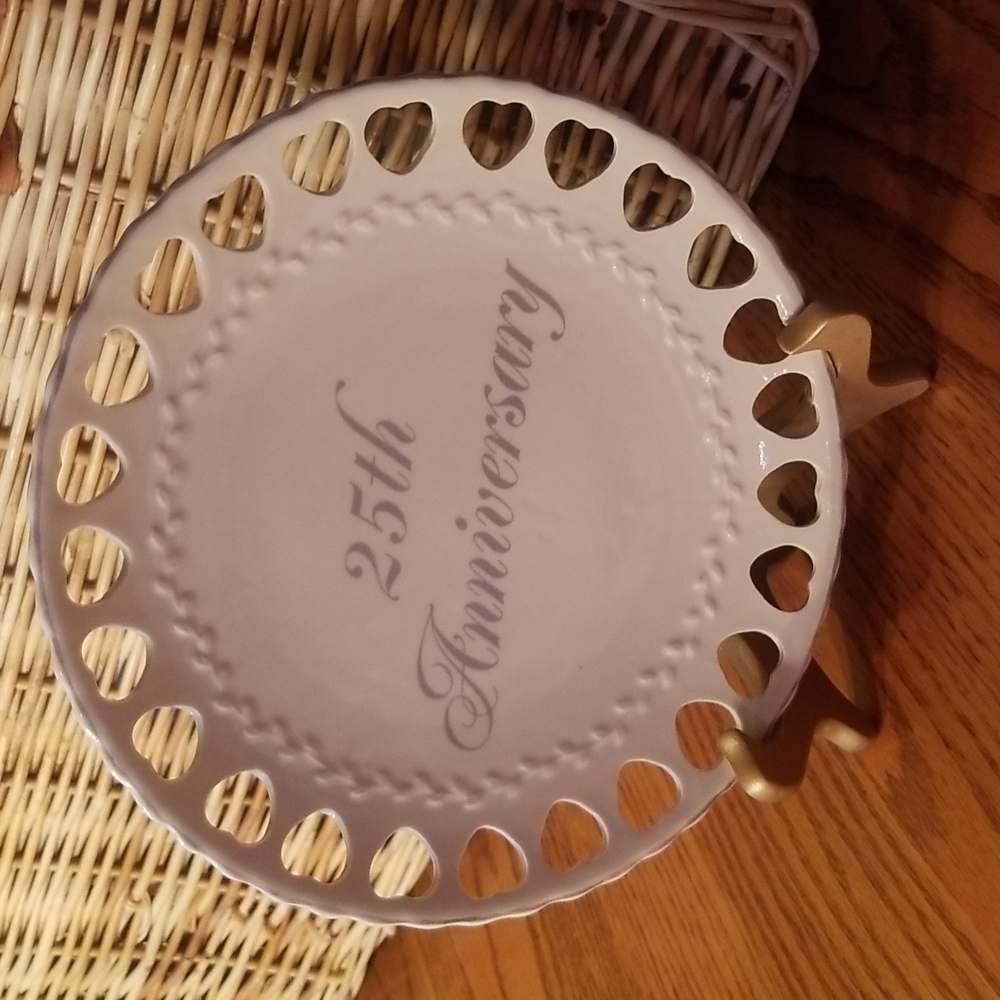 25th Anniversay Plate